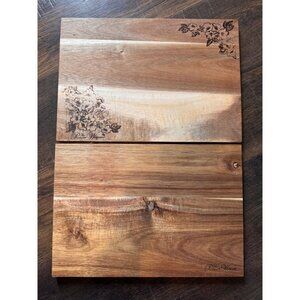 2 New The Pioneer Woman Wooden Cutting boards